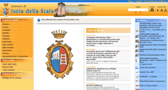 Desktop Screenshot of comune.isoladellascala.vr.it